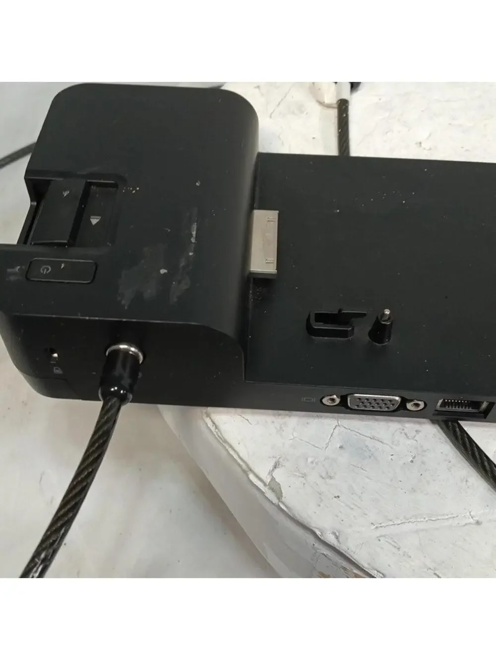 HP 2013 UltraSlim Docking Station D9Y32AA USB 3.0 VGA Ethernet Tested Used